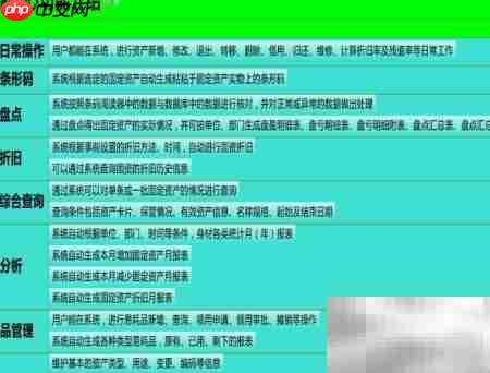 破解公司资产管理难题