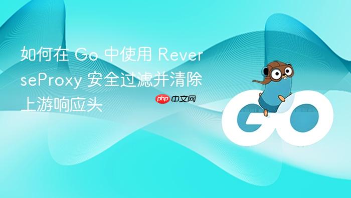 如何在 Go 中使用 ReverseProxy 安全过滤并清除上游响应头