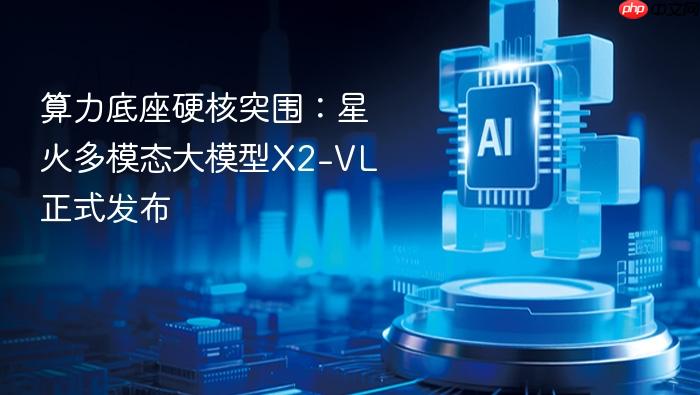 算力底座硬核突围:星火多模态大模型x2-vl正式发布