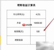 4.2%年化收益如何计算
