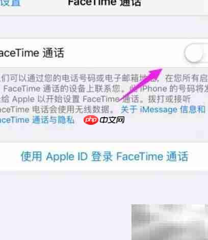 FaceTime开启方法详解