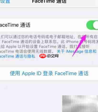 FaceTime开启方法详解