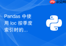 Pandas 中使用 loc 按季度索引时的频率干扰问题及解决方案
