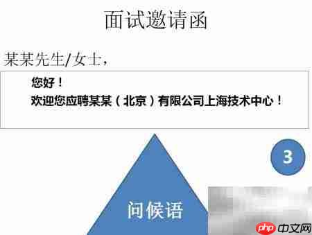 面试邀请函撰写指南