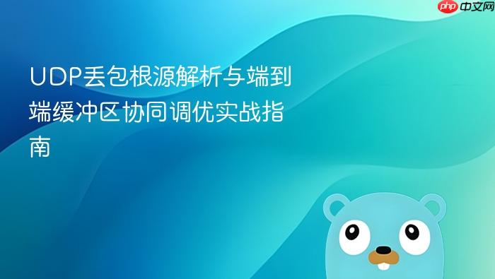 UDP丢包根源解析与端到端缓冲区协同调优实战指南