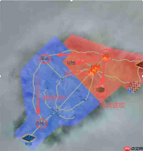 三国天下归心官渡之战袁绍进攻思路
