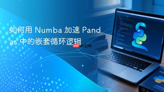 如何用 Numba 加速 Pandas 中的嵌套循环逻辑
