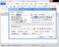 Word2010打钩控件制作