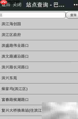 杭州公交信息查询指南