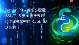 Python Pika 库怎么配置 SSL/TLS 安全连接云端经过证书加密的 RabbitMQ 实例？