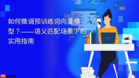 如何微调预训练词向量模型?——语义匹配场景下的实用指南