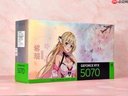 AX 电竞叛客 GeForce RTX 5070 樱花限定 12GB 显卡评测 春季樱花主题设计
