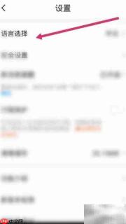 中国国航App英文设置方法