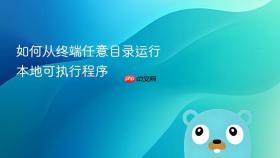 如何从终端任意目录运行本地可执行程序

