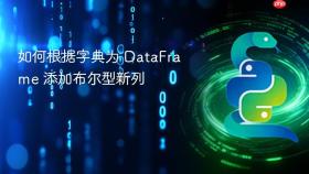 如何根据字典为 DataFrame 添加布尔型新列