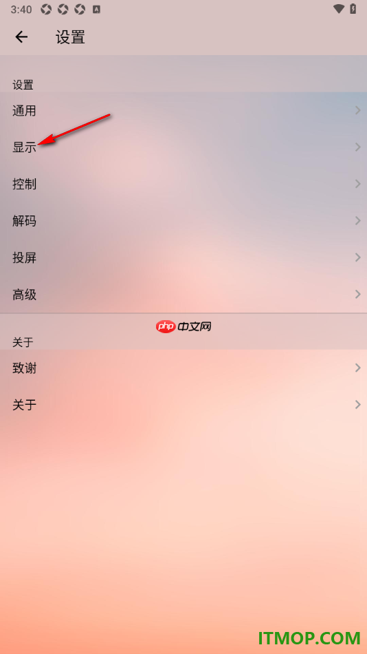 播放器OPlayer手机版设置启用画中画兼容模式的方法