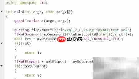TinyXML读取XML文件指南