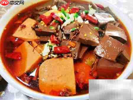 毛血旺:人体清道夫美食