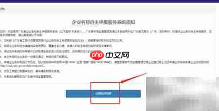 公司名称网上申报指南