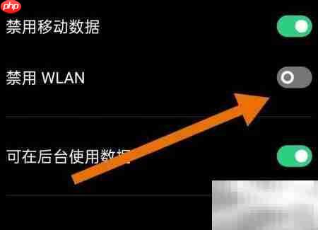 洋葱小说如何关闭WLAN禁用