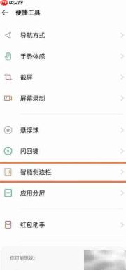 OPPO Reno5 Pro+侧边栏设置指南