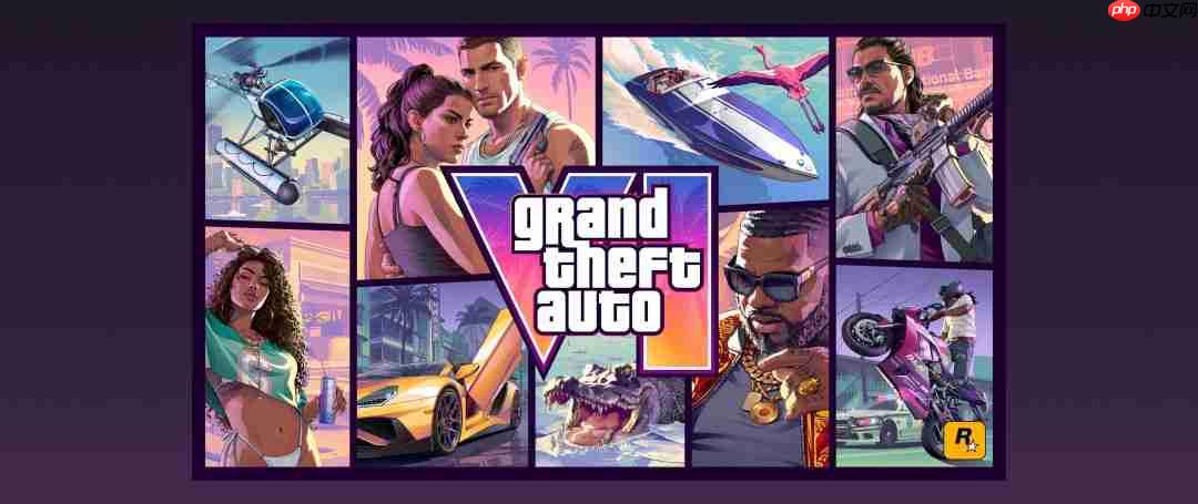 《GTA6》将于6月25日开启预购 视觉封面公开