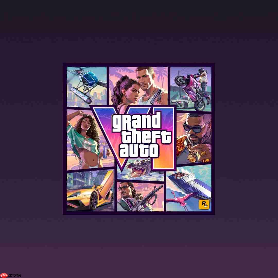 《GTA6》将于6月25日开启预购 视觉封面公开