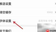 乐音清扬字体设置方法