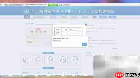 河北中小企业密码修改