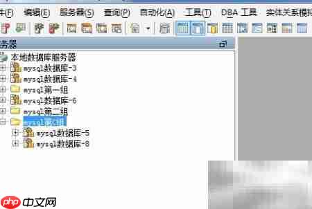 Aqua Data Studio修改服务器组