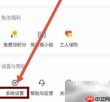 鱼泡网关闭铃声通知方法