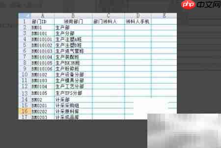 仓库管理Excel制作指南