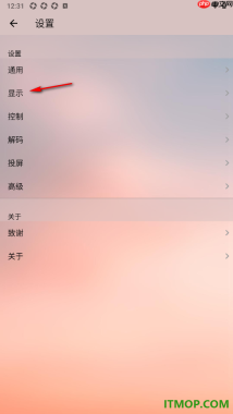 播放器OPlayer手机版设置显示目录大小的方法