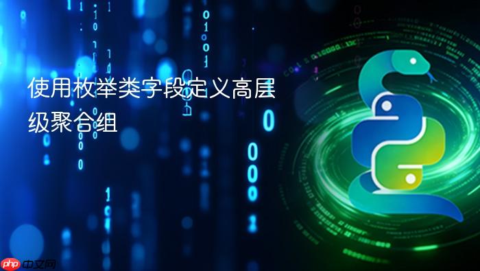 使用枚举类字段定义高层级聚合组