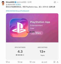 索尼专门为《GTA6》定制预购页面 PS5版无加载时间