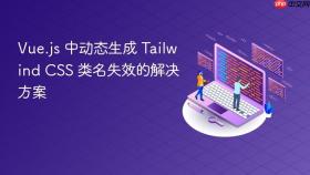 Vue.js 中动态生成 Tailwind CSS 类名失效的解决方案
