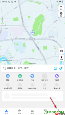 高德地图手机版设置在地图上显示放大缩小按钮的方法