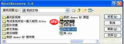 如何修复损坏的Excel文件