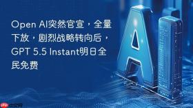 Open AI突然官宣，全量下放，剧烈战略转向后，GPT 5.5 Instant明日全民免费
