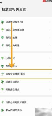 海阔视界全屏播放设置指南