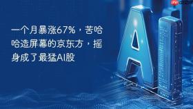 一个月暴涨67%,苦哈哈造屏幕的京东方,摇身成了最猛ai股