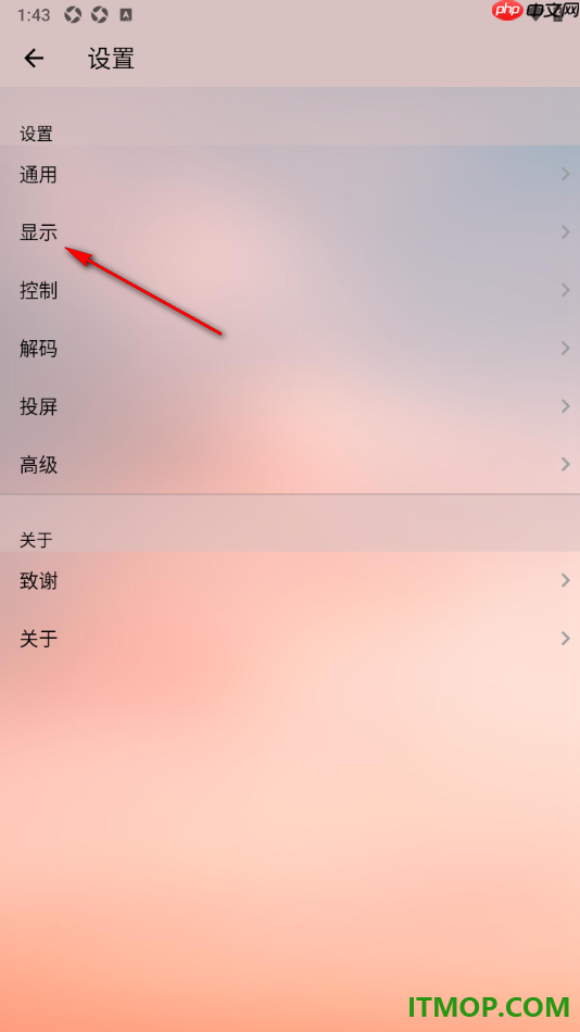 播放器OPlayer手机版设置显示最近媒体文件的方法