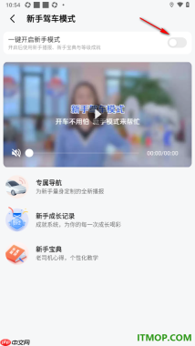 高德地图手机版设置一键开启新手驾车模式的方法