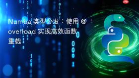 Numba 类型分发:使用 @overload 实现高效函数重载