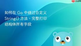 如何在 Go 中绕过自定义 String() 方法,完整打印结构体所有字段