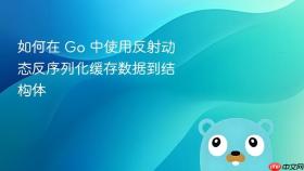 如何在 Go 中使用反射动态反序列化缓存数据到结构体