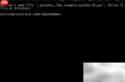 IDLE调用PYC文件方法