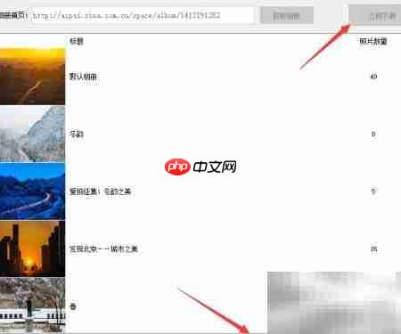 批量下载新浪爱拍图片