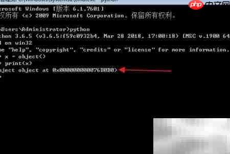 Python中object()函数用法解析