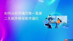 如何从后序遍历唯一重建二叉树并推导前序遍历